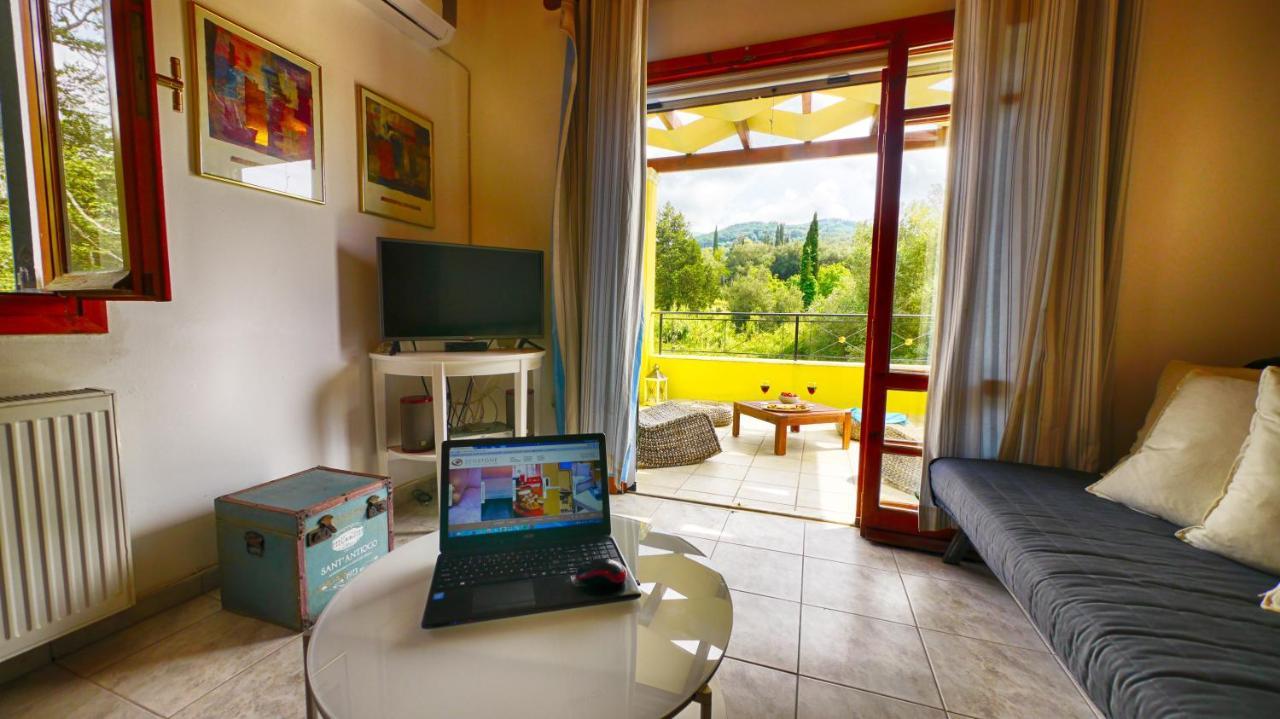 Vila Zen Stone House Agios Georgios Pagon Exteriér fotografie